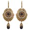 Antiqued Silver Plated Brass Pendant Shields - Set of Two - S-W40
